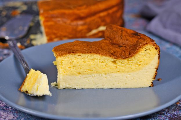 Zwei-Schicht-Käsekuchen