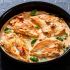 Hähnchen in cremiger Tomatensauce
