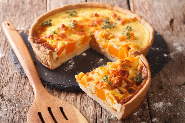 Kürbis Quiche