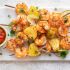 Ananas-Garnelen-Spieße