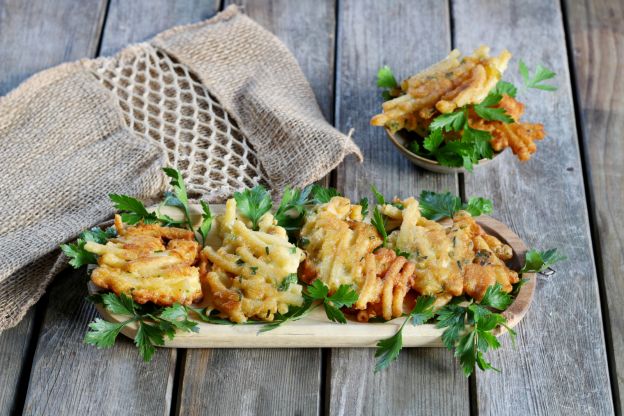 Makkaroni-Kroketten mit Hühnchenfleisch