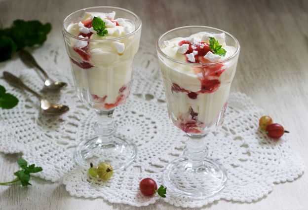 Stachelbeer-Sahnecreme