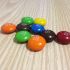 5 M&M's gestapelt