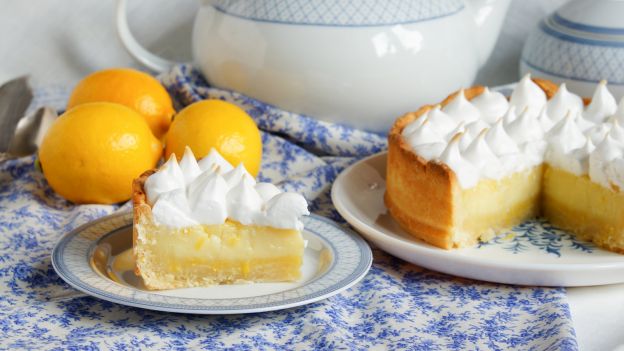 Zitronentarte mit Meringue