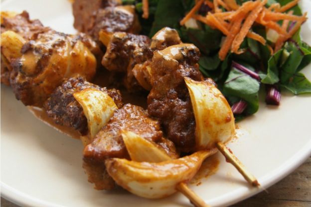 Seitan-Spieße