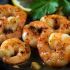 Gebratene Shrimps mit Knoblauch