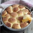 Fluffig weiche Hefebällchen mit frischen Äpfeln und Zimt