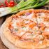 Pizza mit Lachs