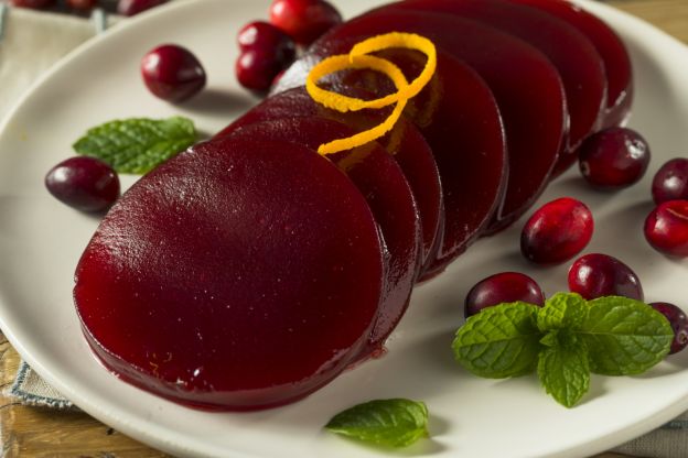 73% der Amerikaner bevorzugen ihre Cranberry Sauce...