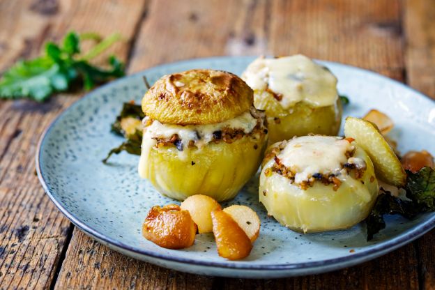 Kohlrabi mit Hackfleisch-Füllung