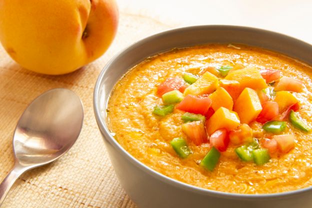 Pfirsich Gazpacho