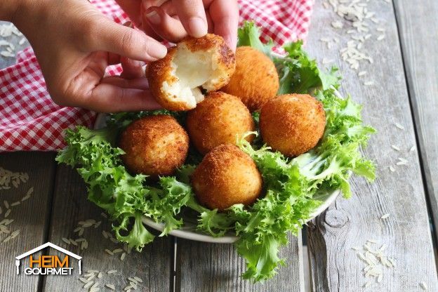 4. Reiskroketten mit Mozzarella