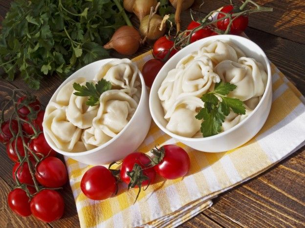 Hühnchen Ravioli