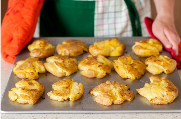 7. Schritt: Kartoffeln backen