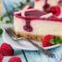 Cheesecake mit Himbeeren