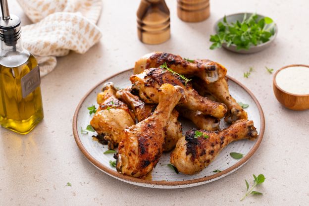 Hähnchenschenkel mit Kräutermarinade