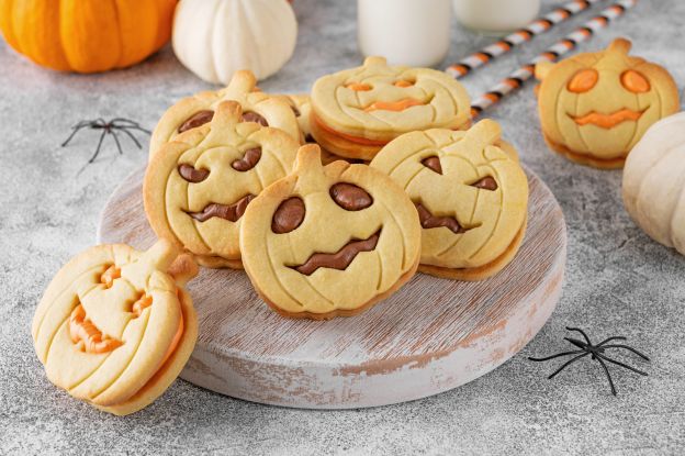 Gefüllte Halloween Kekse