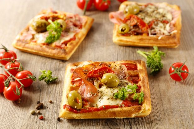 Pizza-Waffeln
