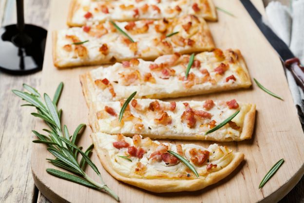 Elsässer Flammkuchen