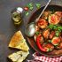 Ofen-Aubergine mit Tomate