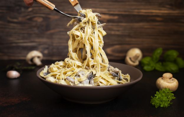 Pasta mit Champignons