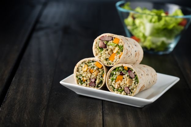 Gemüse-Quinoa-Wraps