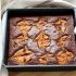 Marmorierte Brownies mit Kürbis