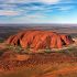 Sieh Uluru bei Sonnenuntergang, Australien