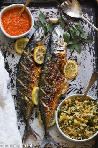 Gegrillte Makrele