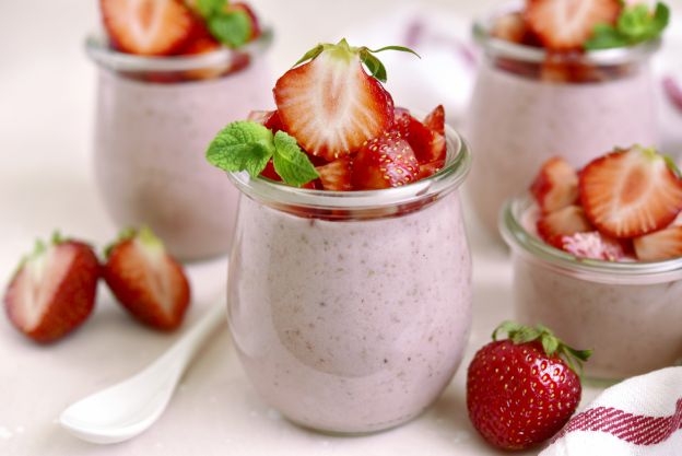 Erdbeermousse