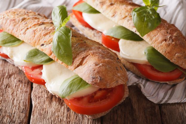 Panini Tomate Mozzarella in Italien