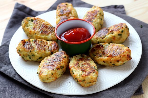 Kroketten mit  Blumenkohl und Parmesan