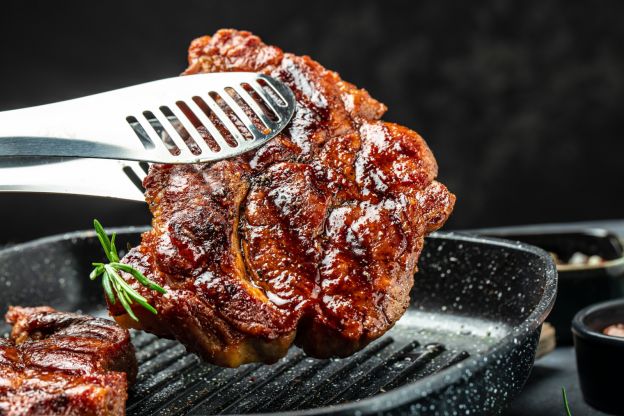 Marinierte Schweinenackensteaks