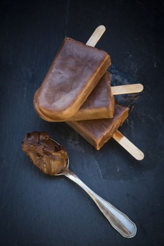 Nutellaeis am Stiel