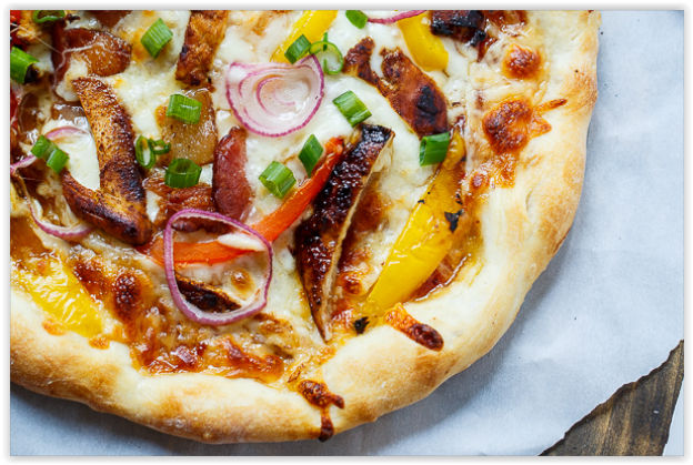 88. Würzige Hühnchenpizza