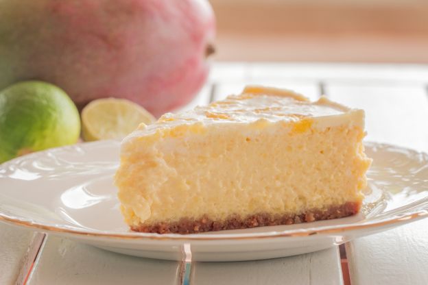 Mango-Limetten-Cheesecake