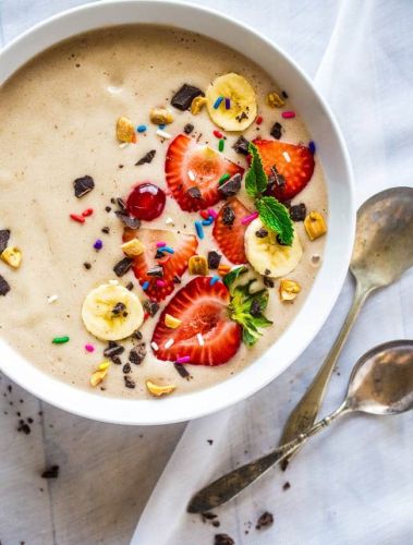 Bananensplit-Smoothie-Bowl