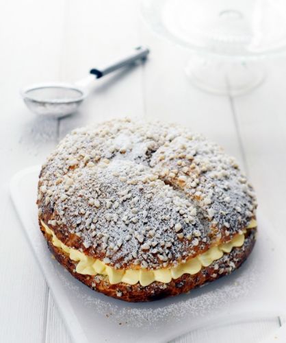 Zutaten für einen Sahnekuchen aus Saint-Tropez