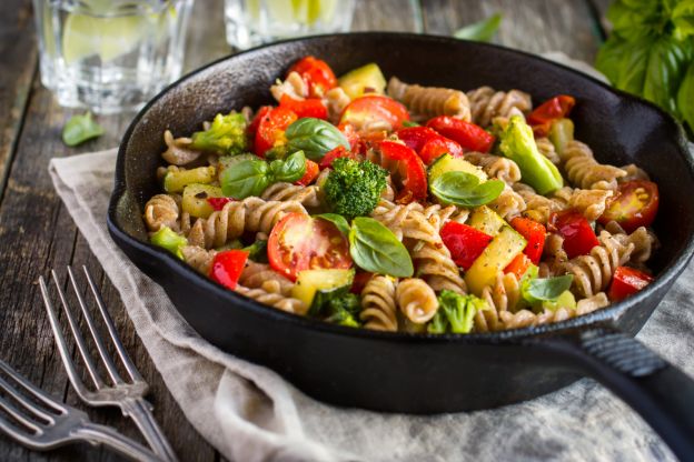 One Pot Fusilli mit Gemüse