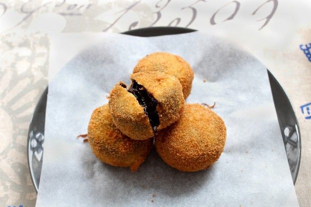 5. Mandelkroketten mit Nutella