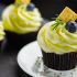 Rosmarin-Blaubeer Cupcakes