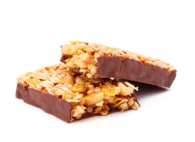 Müsliriegel mit Schokolade