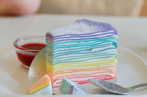Regenbogen-Torte