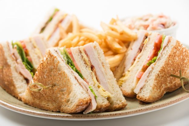 Ein Club Sandwich in den USA