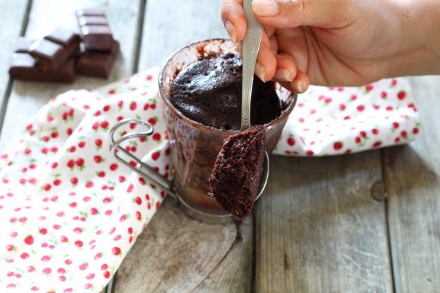 Auf die Tassen, fertig, los: Schoko-Mug-Cake in 5 Minuten!