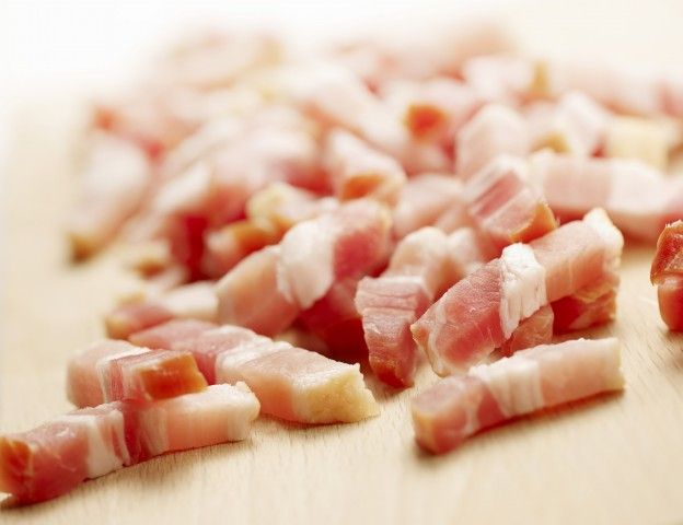 Speckwürfel oder Schinkenstreifen?