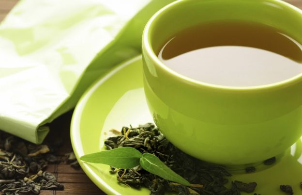 <strong>Bikarbonat und grüner Tee</strong>