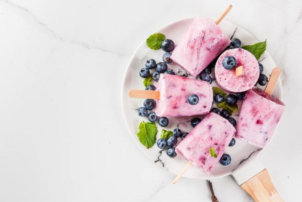 Heidelbeer Popsicles