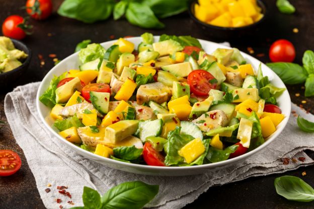 Tropisch: Mango-Hähnchen-Salat