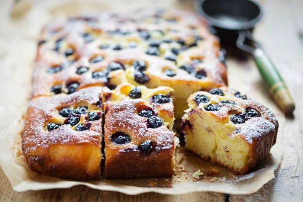 Joghurtkuchen mit Heidelbeeren